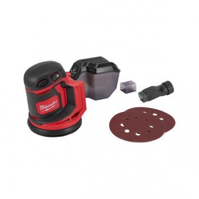Milwaukee M18 BOS125-0X0 เครื่องขัดกระดาษทรายแบบลูกเบี้ยวไร้สาย 18 โวลต์  (เครื่องเปล่า)