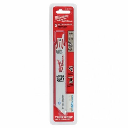 Milwaukee 48-00-4184 ใบเลื่อยซอว์ซอลตัดเหล็ก 6" TORCH Thin Kerf Ice Hardened  18 TPI (5 ใบ)