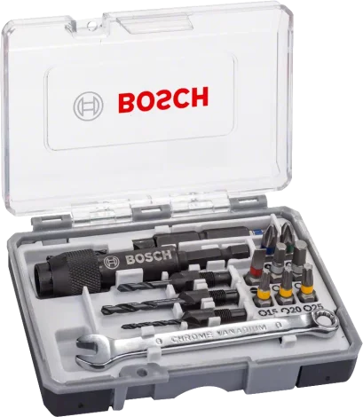 Bosch รุ่น 2607002786 X-line 20 ชิ้น ดอกไขควงและดอกสว่าน พร้อมข้อต่ออเนกประสงค์ รหัส 2607002786