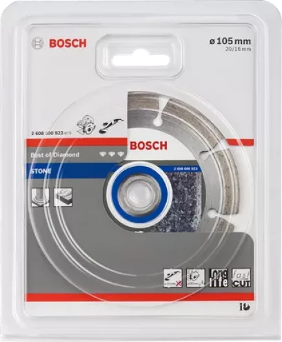Bosch รุ่น 2608600923 ใบเพชร 4&quot; Best for หิน