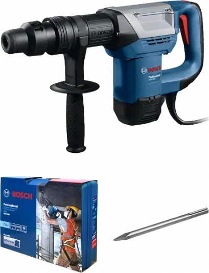 Bosch รุ่น GSH 500 Max เครื่องสกัดทำลายไฟฟ้า 1100 วัตต์ (SDS MAX ) แรงกระแทก 7.8 จูล (06113387K1)