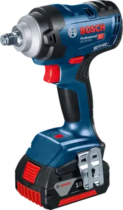 BOSCH บล็อคไร้สาย 18V 4 หุน รุ่น GDS18V-400 Brushless (แบต5.0Ahx2ก้อน) 400Nm 06019K0020