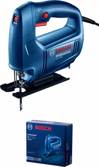 Bosch รุ่น GST 650 เลื่อยจิ๊กซอว์ไฟฟ้า สปีดเดียว 450 วัตต์ ปรับรอบได้ (ไม่มีระบบปรับเตะ) (06015A8000)