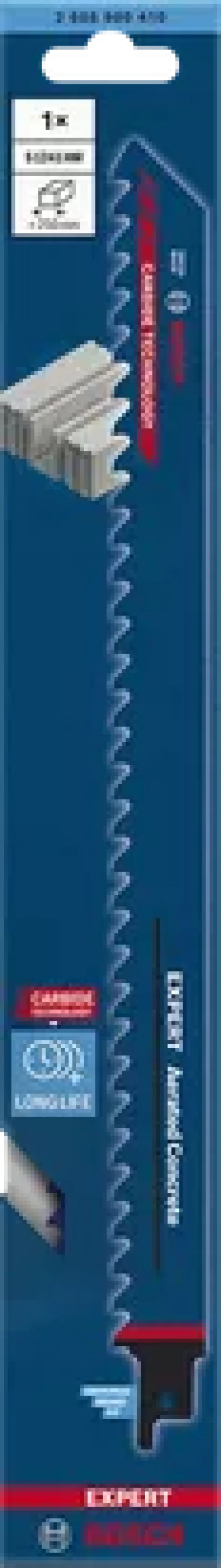 BOSCH รุ่น SABRE SAW BLADE - S 1241 HM (Aerated Concrete) : EXPERT ใบเลื่อย รหัส 2608900410