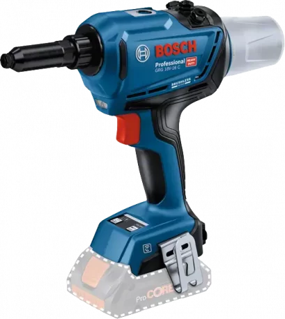 Bosch รุ่น GRG 18V-16 C (SOLO) Brushless เครื่องยิงรีเวท (เม็ดย้ำ) เครื่องตัวเปล่า(06019K5080)