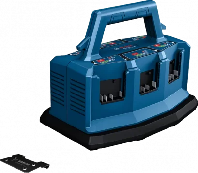 Bosch รุ่น GAL 18V6-80 แท่นชาร์จเร็วขนาด 18V แบบชาร์จพร้อมกัน 6 ลูก Input 8 Ah (1600A01U9L)