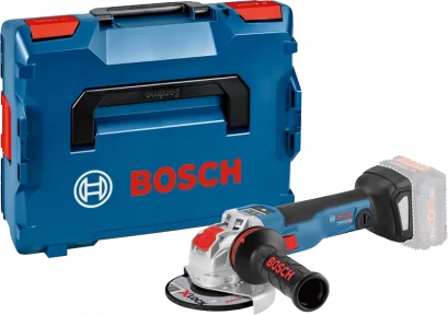 Bosch รุ่น GWX 18V-10 SC X-Lock (SOLO) เครื่องเจียร์ 5" 18V Brushless motor รองรับ Chip Bluetooth  มีกันสะบัด เครื่องเปล่า (06017B0400)