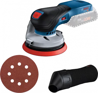 Bosch รุ่น GEX 18V-125 (SOLO) Brushless เครื่องขัดระบบลูกเบี้ยว ขนาด 5" ขนาด 18 V  เครื่องตัวเปล่า (0601372201)