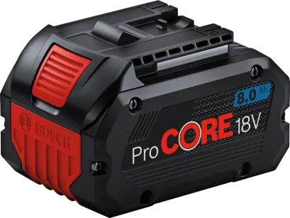 Bosch แบตเตอรี่ 18V ProCORE 8.0Ah Biturbo 1600A0193N -- แบตเตอรี่ อุปกรณ์ไร้สาย Bosch แบต ถ่าน สว่าน เลื่อย หินเจียร์