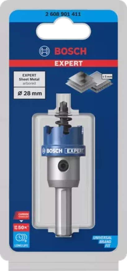 Bosch รุ่น โฮลซอว์ เจาะสแตนเลส/เหล็ก TCT, 28 mm. : EXPERT ( 2608901411 )