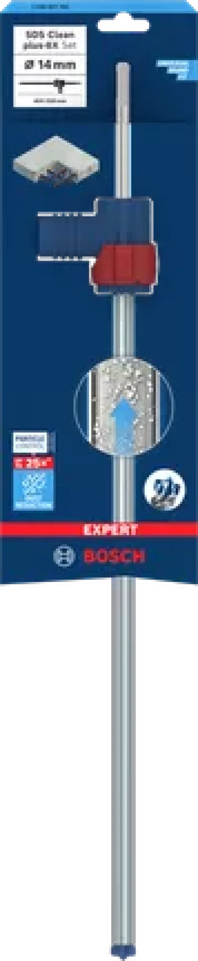 Bosch รุ่น 2608901769 SDS Clean plus-8X Set 14 x 400 x 550 mm ดอกสว่านเจาะกระแทรก รหัส 2608901769