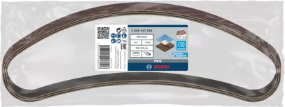 Bosch ผ้าทรายสายพาน ขนาด 4 x 24 นิ้ว Best for Wood+Paint (แพ็ค 10 ชิ้น) (#40-150) 2608607263