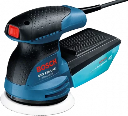 Bosch รุ่น GEX 125 - 1 AE เครื่องขัดกระดาษทรายไฟฟ้า ระบบลูกเบี้ยว 125 มม. (06013875K0)