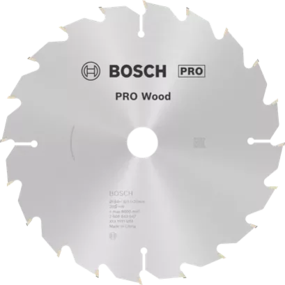 Bosch รุ่น ใบเลื่อยวงเดือน สำหรับตัดไม้ Expert for wood speed 7 1/4 นิ้ว - 20 ฟัน (1ชิ้น) ( 2608643047 )