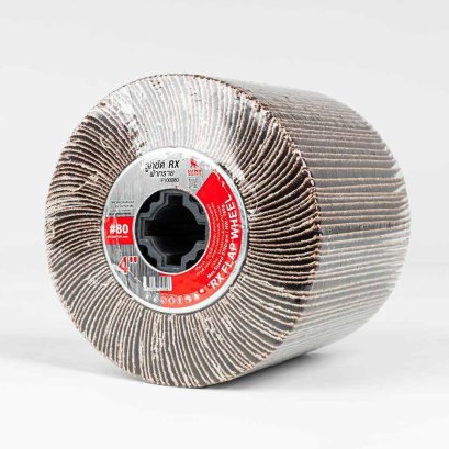 SUMO รุ่น ABPTFW100080 ลูกขัด RX ผ้าทราย 4&rdquo; 120x100mm #80