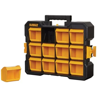 DEWALT รุ่น DWST14121 กล่องฝาใส Pro Organizer แบบถอดได้ 12 ช่อง DWST14121