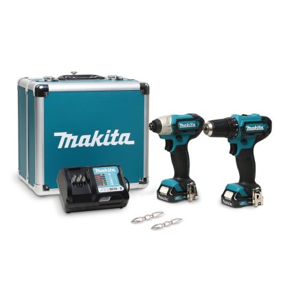 MAKITA CLX224X1 COMBO KIT 12V MAX  สว่าน DF333DZ + สว่านไขควง TD110DZ พร้อมกล่อง รวมแบตเตอรี่ - แท่นชาร์จ