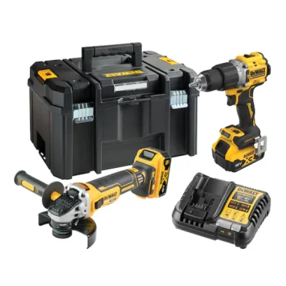 DEWALT รุ่น DCK2026P2T-B1 ชุดคอมโบ DCD806 + DCG4051 DCK2026P2T-B1