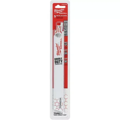 Milwaukee - 48-00-5788 ใบเลื่อยซอว์ซอลตัดเหล็ก 9" TORCH 18 TPI (5ใบ)