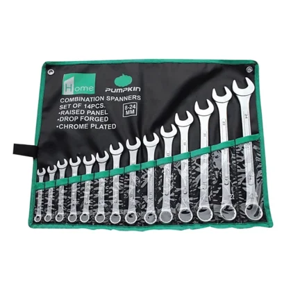 PUMPKIN รุ่น 44981 ชุดประแจแหวนข้างปากตาย 14/ตัว/ชุด (8-24มม.) 44981