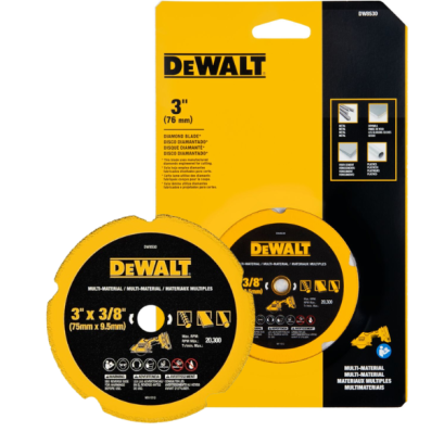 DEWALT รุ่น DW8530 ใบตัดเพชรอเนกประสงค์ 3 นิ้ว สำหรับเครื่องตัดรุ่น DCS438 / DMC300