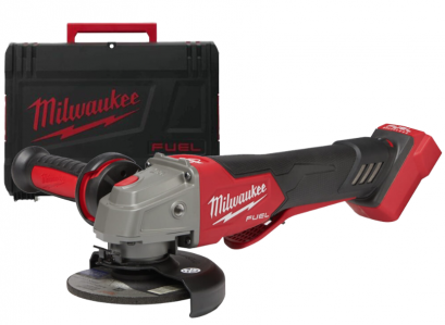 Milwaukee M18 FSAGV125XPDB-0X0  เครื่องเจียร 5” ไร้สาย 18 โวลต์ ปรับความเร็วรอบได้ สวิทซ์ท้อง ระบบเบรค (เครื่องเปล่า)