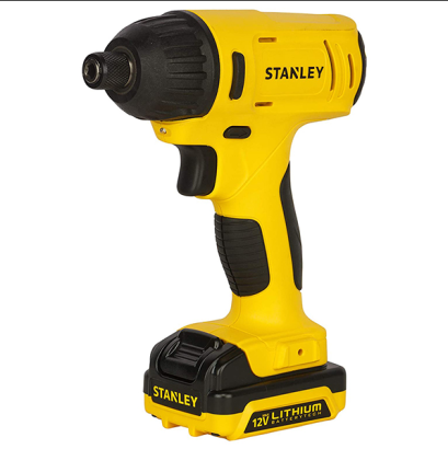 STANLEY รุ่น SCI121S2-B1 สว่านไขควงกระแทกไร้สาย 12V เเบตเตอรี่ 1.5 Ah