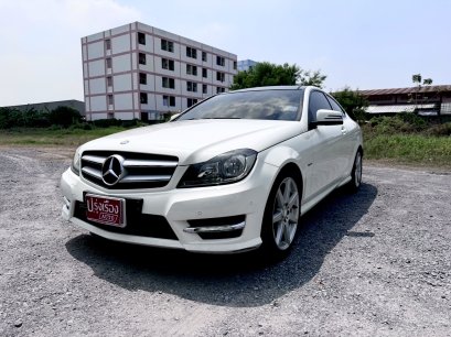 2012 Mercedes Benz C180 AMG 1.8 C204 Coupe เกียร์ออโต้ สีขาว