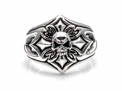 " Skull Cross Ring "