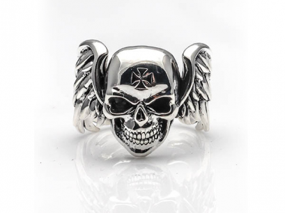 &quot; Skull Wings Ring &quot;