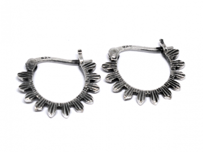 &quot;Tribal hoop earrings &quot;