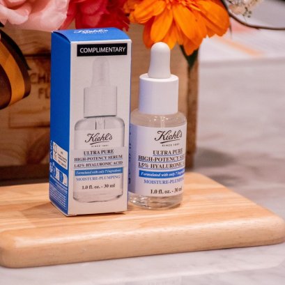 Kiehl's Ultra Pure High-Potency 1.5% Hyaluronic Acid Serum 30ml (แถบฟ้า)