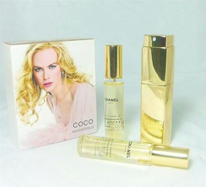  น้ำหอม Coco mademoiselle chanel paris ขวดพกพาพร้อมรีฟิวอีก 2 ขวด