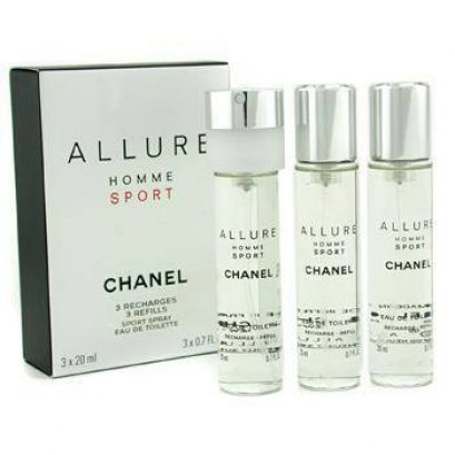 น้ำหอม Chanel Allure Homme Sport ขวดพกพาพร้อมรีฟิว 2 ขวด