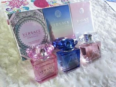  เซ็ตน้ำหอมเทสเตอร์ Versace 3 ชิ้น กล่องดอกไม้