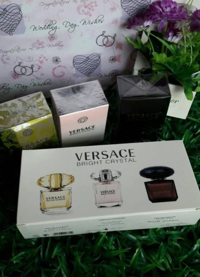 เซ็ตน้ำหอม versace 3 ขวด* ขนาด 30 ml.