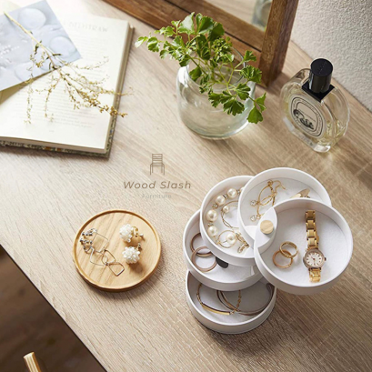 Wood Slash Decor | กล่องเก็บเครื่องประดับ ที่เก็บ JEWELRY ต่างหู สร้อยคอ สร้อยข้อมือ ที่ใส่ของ
