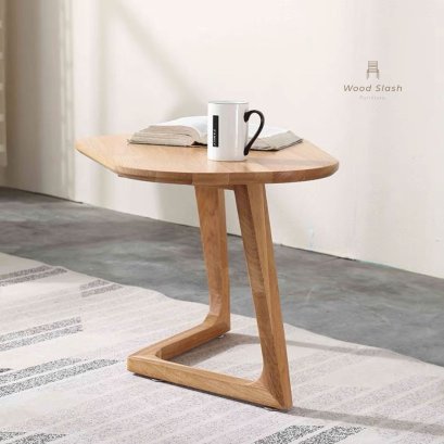 Wood Slash โต๊ะกลาง Sayuri (さゆり) ไม้โอ๊ค ขนาด 60x60x43