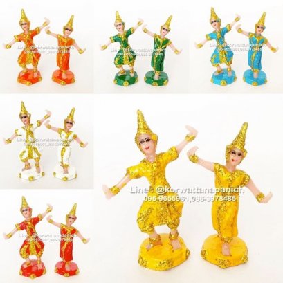 ตุ๊กตาพระรำ นางรำ งานซิลิก้า