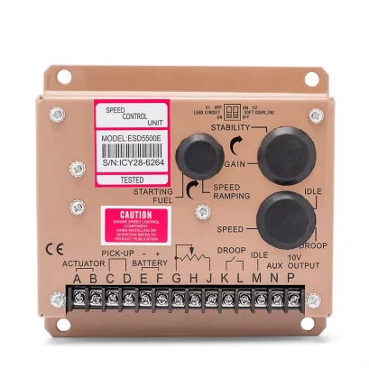 แผงควบคุมความเร็วเครื่องกำเนิดไฟฟ้า Speed Controller ESD5500E