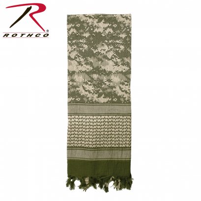 ผ้าชีมัคเนื้อผ้าหนา Digital Camo Shemagh Tactical Desert Keffiyeh Scarf
