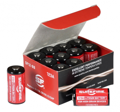 ถ่านไฟฉาย SureFire 123A Lithium Batteries 12ก้อน