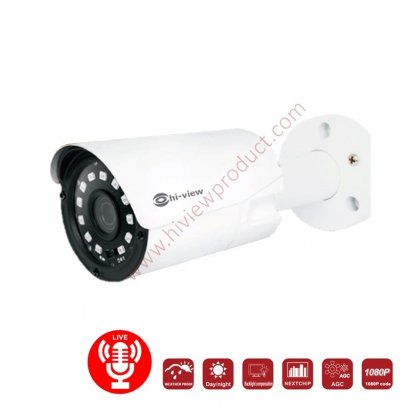 HA-524B20M กล้องวงจรปิดไฮวิว 2 ล้านพิกเซล ใช้งานภายนอกและภายใน (Hiview Bullet Camera 2 MP 4 in 1)