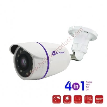 HA-614B20 กล้องวงจรปิดไฮวิว 2 ล้านพิกเซล ใช้งานภายนอกและภายใน (Hiview Bullet Camera 2 MP 4 in 1)