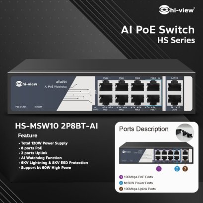 HS-MSW10 2P8 BT-AI