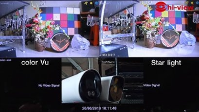ตอน  Camera Star light and Camera color Vu กล้องวงจรปิด กลางคืนภาพเป็นสี Star light & color Vu