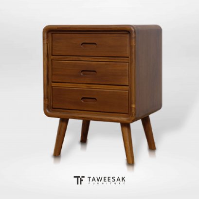 ตู้ข้างเตียงไม้สัก CB007