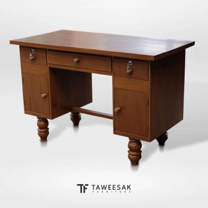 โต๊ะทำงานไม้สัก AT018