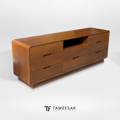 ตู้วางทีวีไม้สักTV060