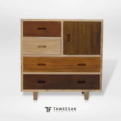 ตู้ลิ้นชักไม้สัก DW007